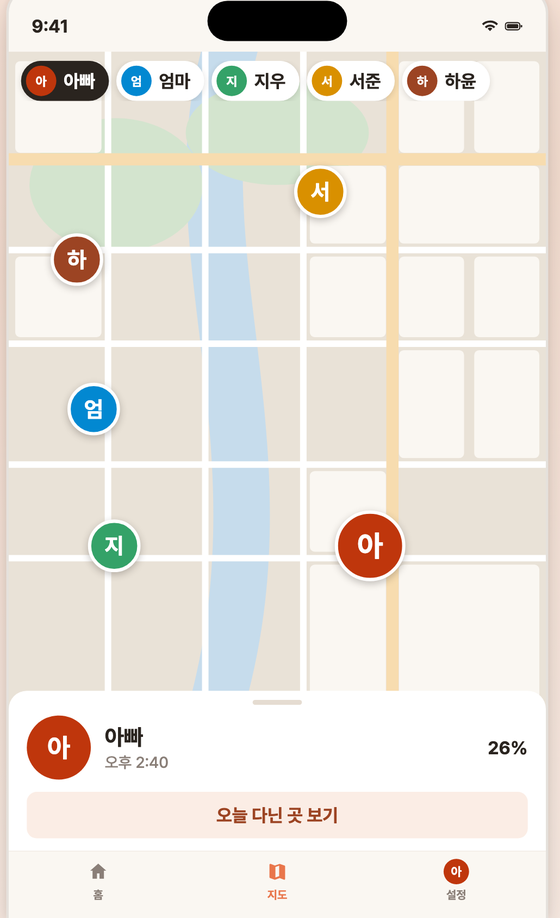 Map showing where Circle members are